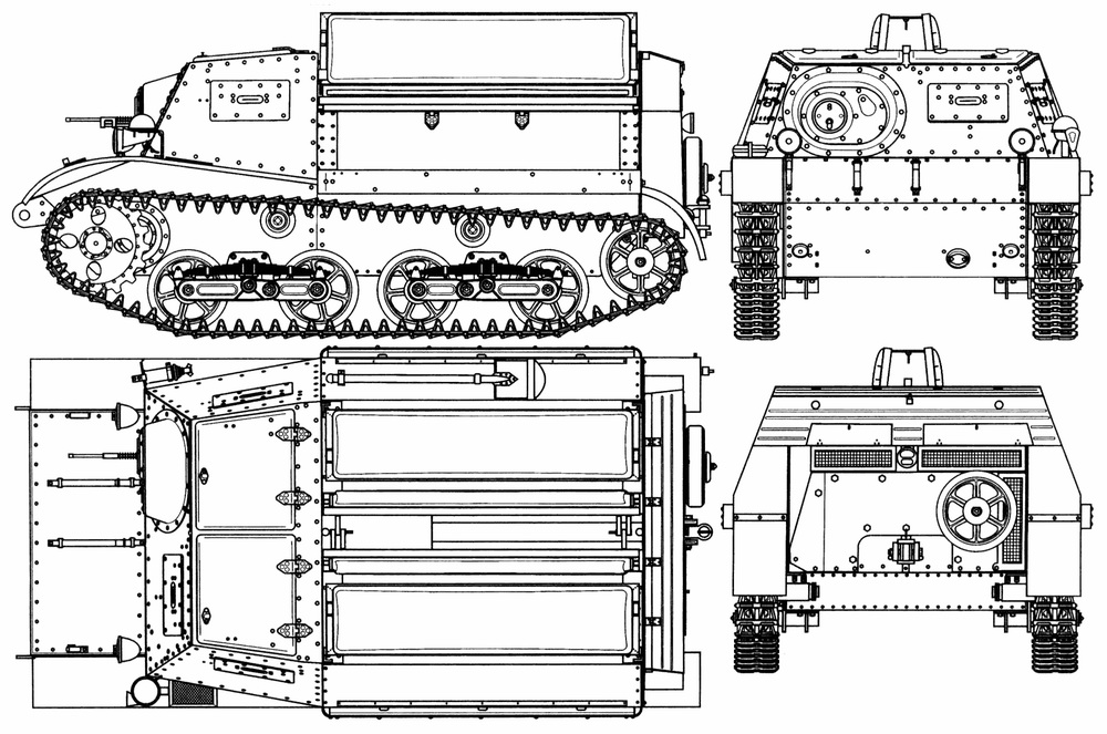 Танк т 38 схема